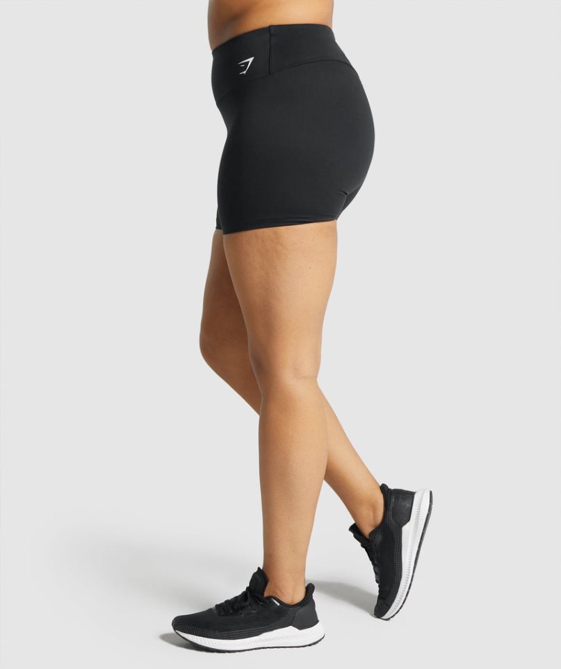 Women's Gymshark Training Shorts Black | NZ 3MRSOT